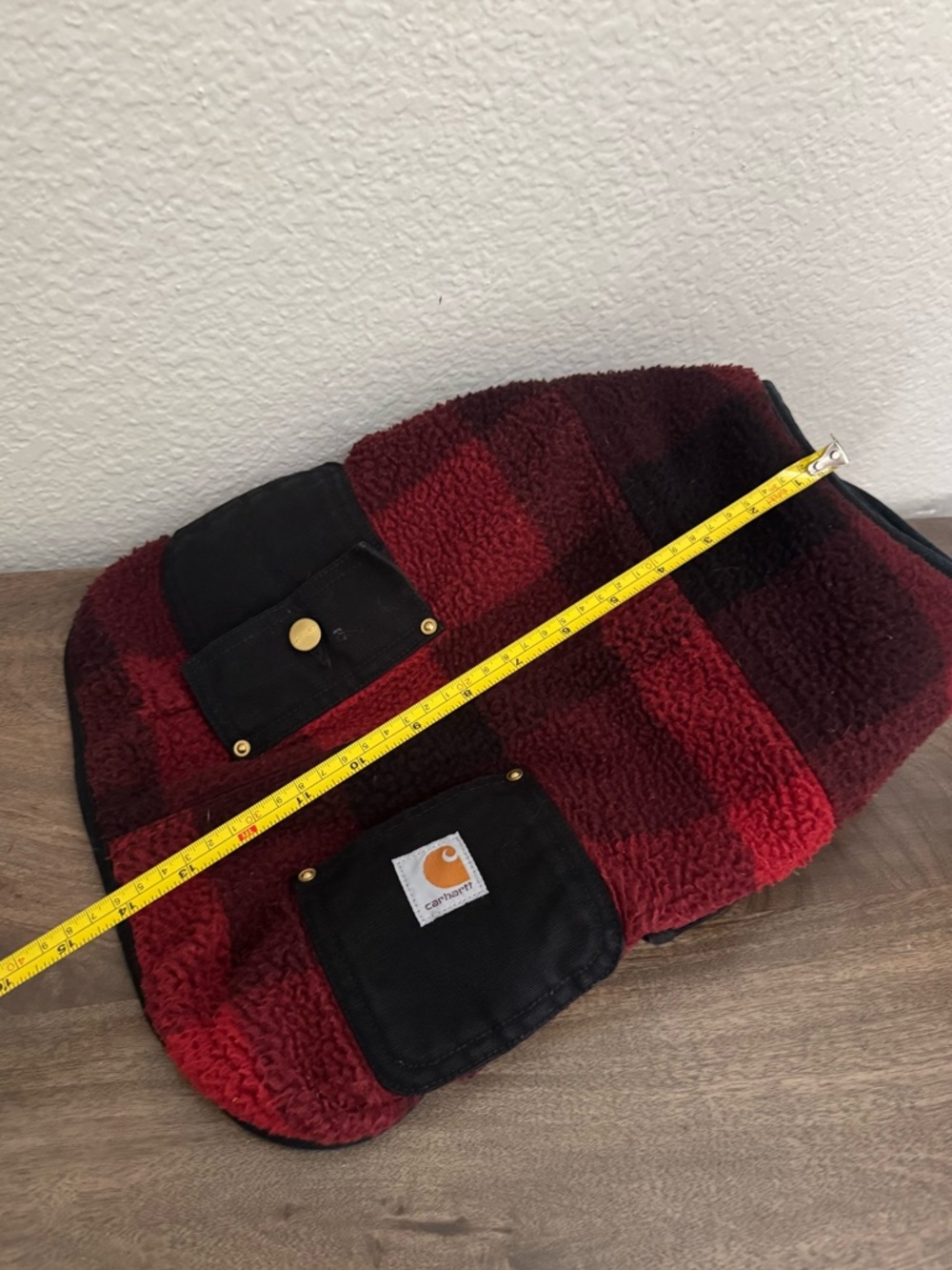 Carhartt Plaid Dog Pet Jacket Coat M - Picture 3 of 6